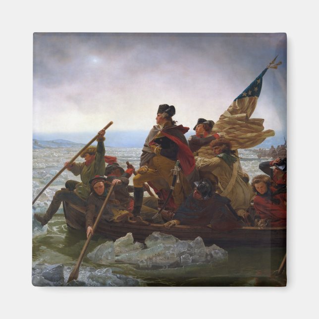 Imán Cruzando el río Delaware, George Washington (Frente)
