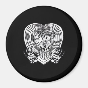 Imán Crying Heart Classic - Skeleton Hands Heart
