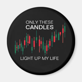 Imán Crypto Candlesticks Personalizado