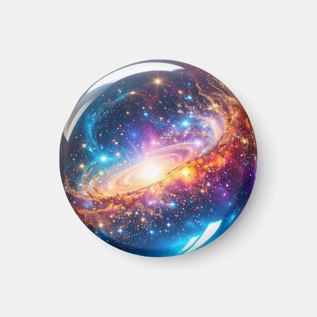 Imán Crystal Ball - Veo Un Evento Cósmico En Tu Futuro (Frente)