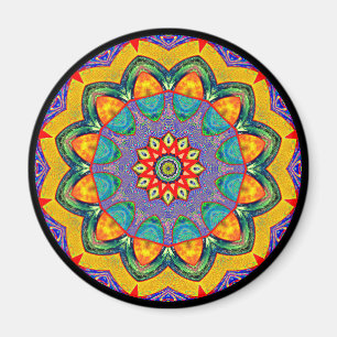 Imán "Crystal Mandala Quilt"