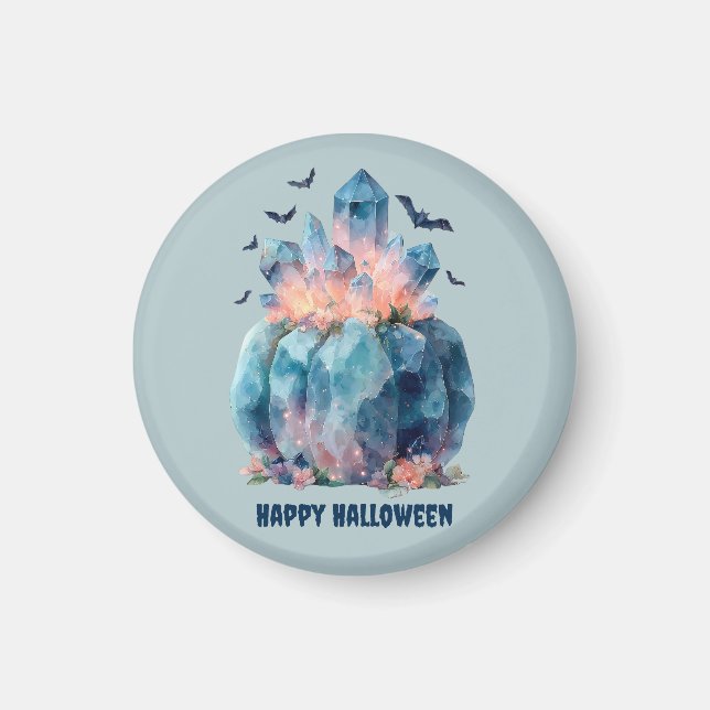 Imán Crystal Pumpkin Halloween (Frente)
