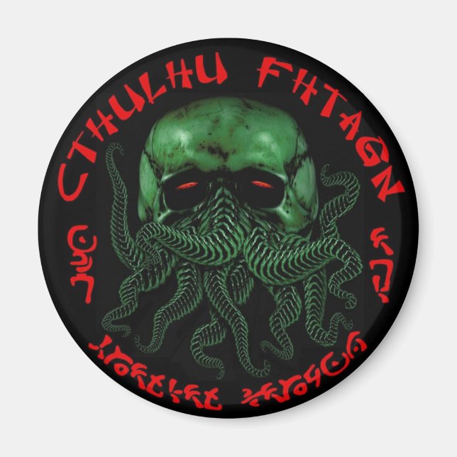 imán Cthulhu Fhtagn (Frente)