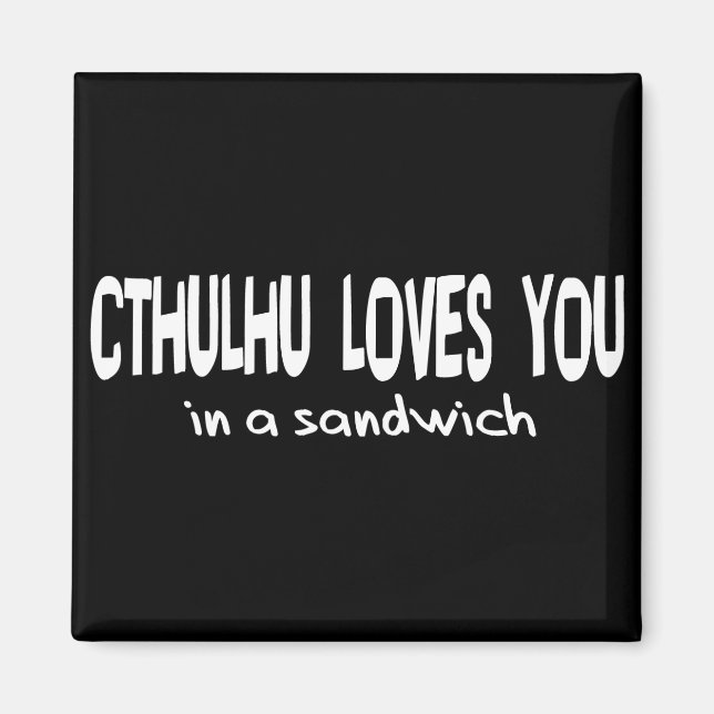 Imán Cthulhu te ama (Frente)