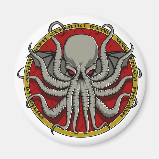 Imán Cthulu Escudo (Frente)