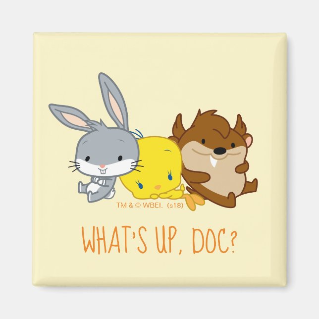 Imán Ctorial BUGS BUNNY™, TWEETY™, & TAZ™ (Frente)