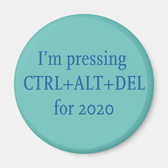 IMÁN CTRL + ALT + DEL 2020 (Frente)
