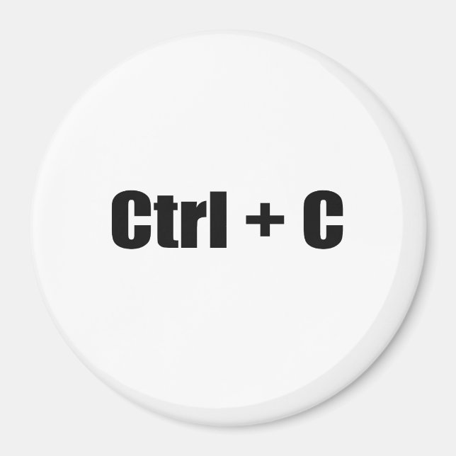 IMÁN CTRL + C (Frente)