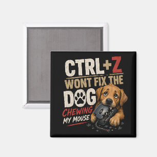 Imán CTRL + Z no arreglará que el perro mastique mi rat