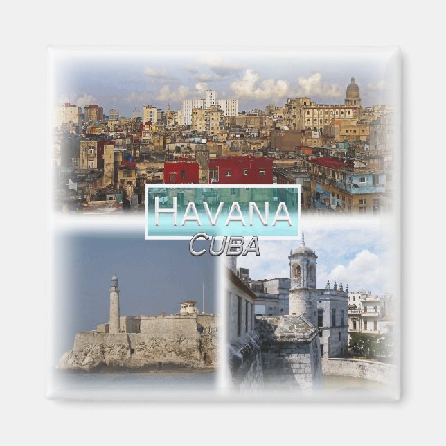 Imán CU0015 América, Cuba, La Habana, Fridge