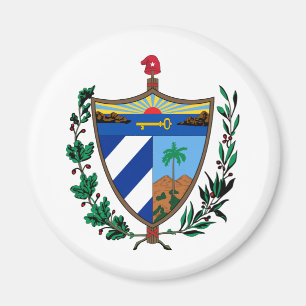 Imán CU del escudo de armas de Cuba