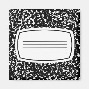 Imán cuaderno de composición