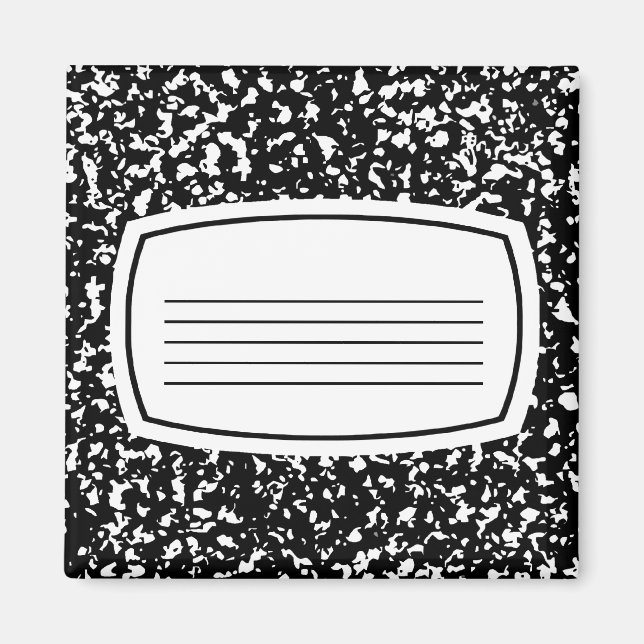 Imán cuaderno de composición (Frente)