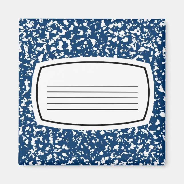 Imán cuaderno de composición (Frente)