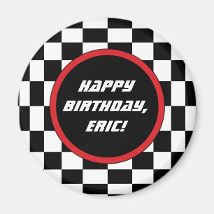 Imán Cuadrado a cuadros