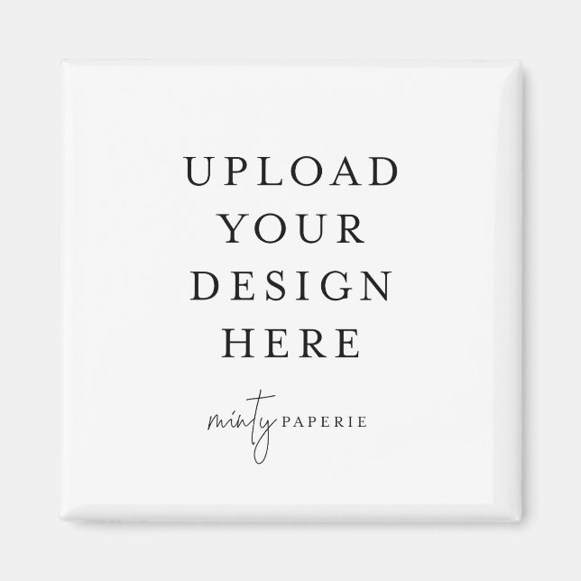 Imán Cuadrado de 2" (Frente)