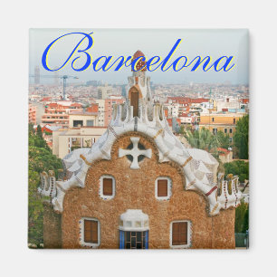 Imán cuadrado de Barcelona