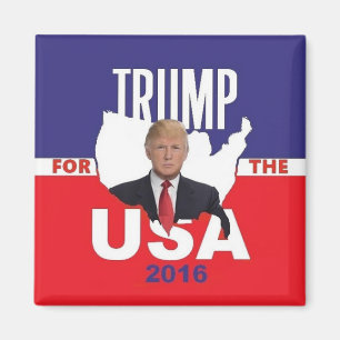 Imán cuadrado de Donald Trump 2016