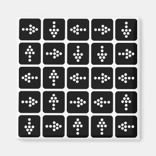 Imán Cuadrado de flecha LED