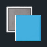 Imán Cuadrado de Gradiente Azul Minimalista Modern<br><div class="desc">Imán de gradiente azul limpio con un acabado brillante moderno perfecto para decorar y regalar en neveras con estilo.</div>
