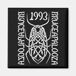 imán cuadrado de impresión blanca