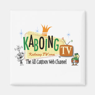 Imán cuadrado de KaboingTV