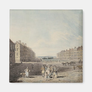 Imán Cuadrado de la reina, Londres, 1786 (w/c y pluma y