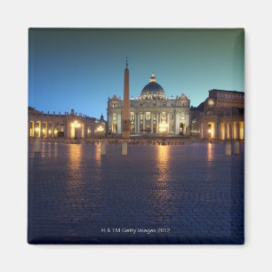 Imán Cuadrado de St Peters, Roma, Italia