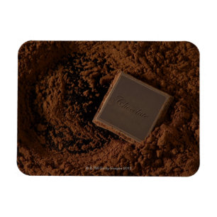 Imán Cuadrado del chocolate en polvo del chocolate