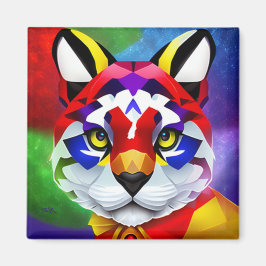 Imán cuadrado del gato de Alexander