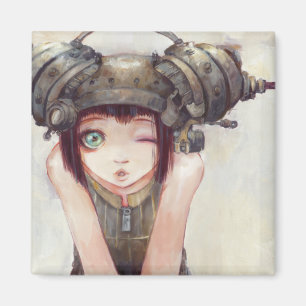 Imán cuadrado del guiño