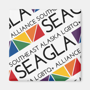 Imán cuadrado del logotipo de SEAGLA