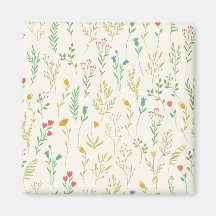 Cuadrado floral de primavera de patrón de flor