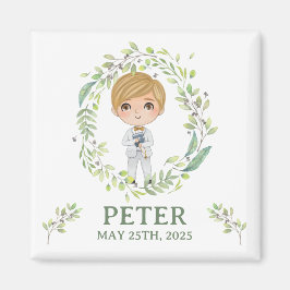 Imán cuadrado modelo Primera Comunión PETER