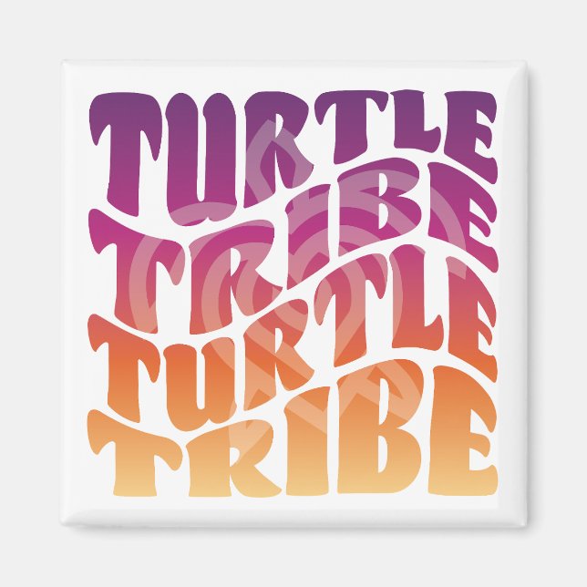 Imán cuadrado ondulado (Frente)