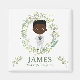 Imán cuadrado Primera Comunión JAMES