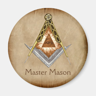 Imán Cuadrado y brújula con todos los ojos vistas