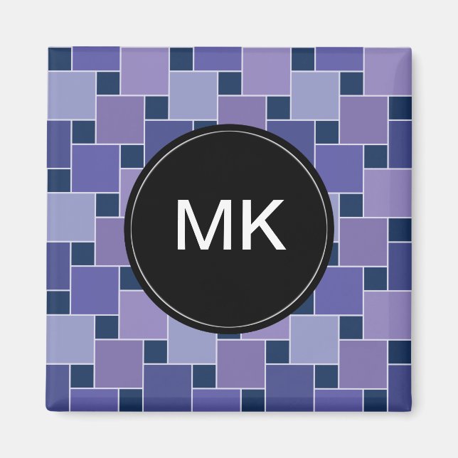 Imán Cuadrados de Ametist (Frente)