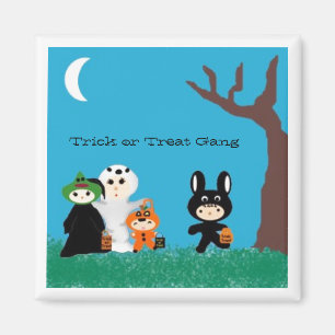 Imán Cuadrilla de Trickortreatfriends, del truco o de