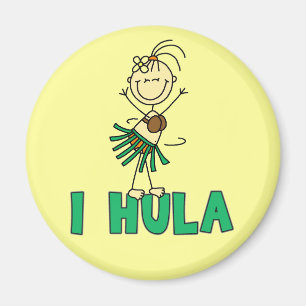 Imán Cuadro camisetas y regalos del palillo de I Hula