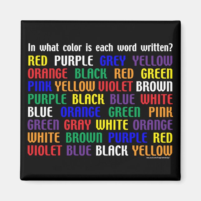 Imán ¿Cuál es mi color? (Frente)