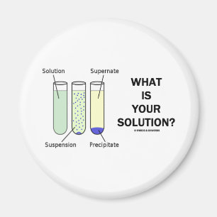 Imán ¿Cuál es su solución? (Humor de la química)