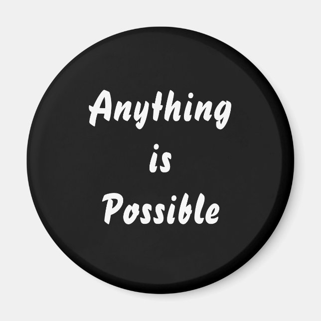 Imán Cualquier cosa es posible (Frente)