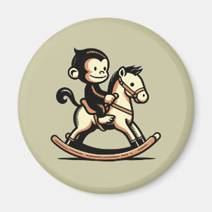 Imán Cualquier Mono De Color En Caballo Rocío