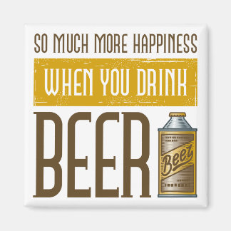 Imán Cuando bebes cerveza