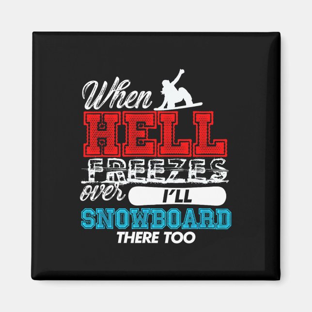 Imán Cuando el infierno se congela (Frente)