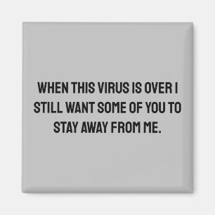 Imán Cuando este virus supera el humor de 2020