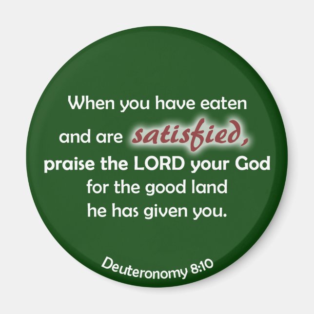 Imán Cuando ha comido (fondo oscuro) (Frente)