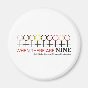 Imán Cuando hay nueve jueces Ginsburg RBG cita