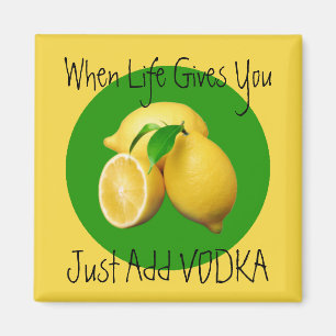 Imán Cuando la vida da limones humor